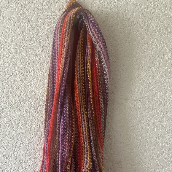 Multicolor Knit Infinity Scarf - Picture 4 of 5